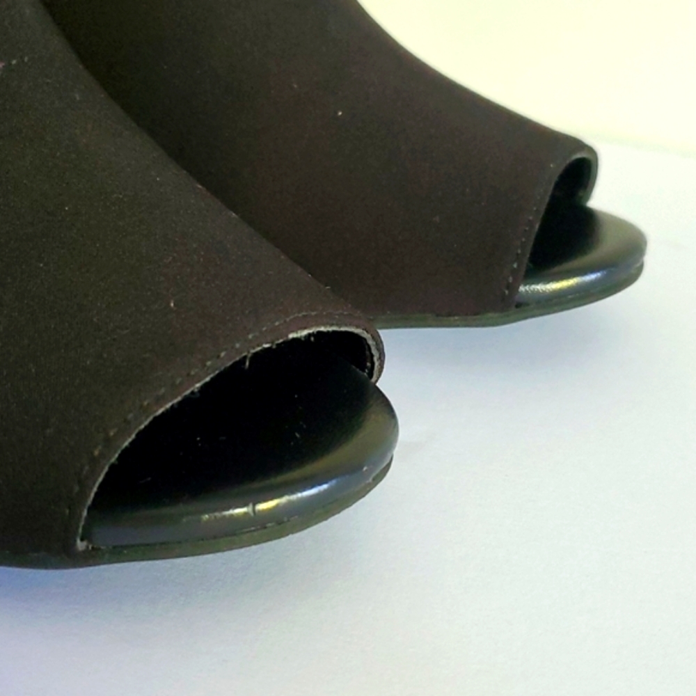 Chaps Peeptoe Slingback Booties - Picture 4 of 8